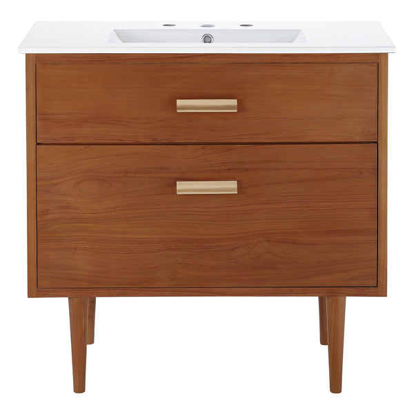 Cassia 36" Bathroom Vanity Natural White EEI-5109-NAT-WHI