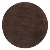 Zinque 40" Dining Table Gold Cherry Walnut EEI-5144-GLD-CHE