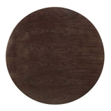 Zinque 47" Dining Table Gold Cherry Walnut EEI-5146-GLD-CHE
