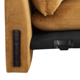 Indicate Performance Velvet Sofa Cognac EEI-5150-COG