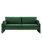 Indicate Performance Velvet Sofa Emerald EEI-5150-EME