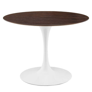 Lippa 40" Dining Table White Cherry Walnut EEI-5171-WHI-CHE