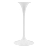 Lippa 28" Square Bar Table White Cherry Walnut EEI-5201-WHI-CHE