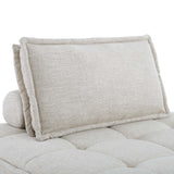 Saunter Tufted Fabric Fabric 5-Piece Sectional Sofa Beige EEI-5210-BEI