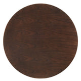 Modway Furniture Lippa 47" Wood Dining Table Gold Cherry Walnut EEI-5230-GLD-CHE