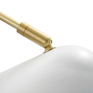 Journey 7" Swing Arm Wall Sconce White EEI-5296-WHI