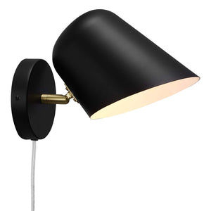 Briana Swivel Wall Sconce Black EEI-5300-BLK