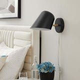 Briana Swivel Wall Sconce Black EEI-5300-BLK