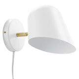 Briana Swivel Wall Sconce White EEI-5300-WHI