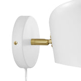 Briana Swivel Wall Sconce White EEI-5300-WHI