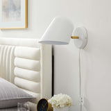 Briana Swivel Wall Sconce White EEI-5300-WHI