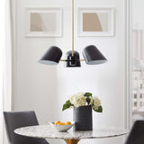 Briana 3-Light Pendant Light Black EEI-5301-BLK