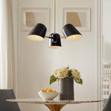 Briana 3-Light Pendant Light Black EEI-5301-BLK