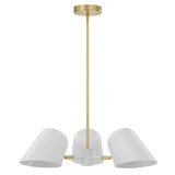 Briana 3-Light Pendant Light White EEI-5301-WHI