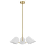 Briana 3-Light Pendant Light White EEI-5301-WHI