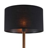 Natalie Tripod Floor Lamp Black Walnut EEI-5305-BLK-WAL