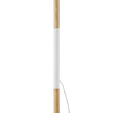 Natalie Tripod Floor Lamp White Natural EEI-5305-WHI-NAT