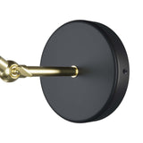 Declare Adjustable Wall Sconce Black EEI-5309-BLK