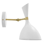 Declare Adjustable Wall Sconce White EEI-5309-WHI