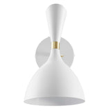 Declare Adjustable Wall Sconce White EEI-5309-WHI