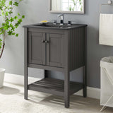 Prestige 24" Bathroom Vanity Gray Black EEI-5358-GRY-BLK