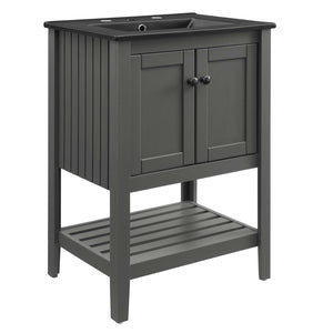 Prestige 24" Bathroom Vanity Gray Black EEI-5358-GRY-BLK