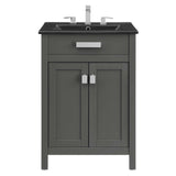 Laguna 24" Bathroom Vanity Gray Black EEI-5365-GRY-BLK