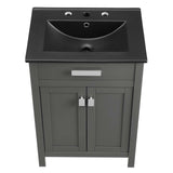 Laguna 24" Bathroom Vanity Gray Black EEI-5365-GRY-BLK