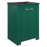 Maybelle 24" Bathroom Vanity Green Black EEI-5366-GRN-BLK