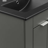 Maybelle 24" Bathroom Vanity Gray Black EEI-5366-GRY-BLK