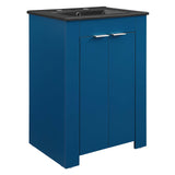 Maybelle 24" Bathroom Vanity Navy Black EEI-5366-NAV-BLK