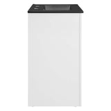 Maybelle 24" Bathroom Vanity White Black EEI-5366-WHI-BLK