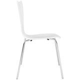Ernie Dining Side Chair White EEI-537-WHI