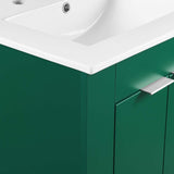 Maybelle 24" Bathroom Vanity Green White EEI-5378-GRN-WHI