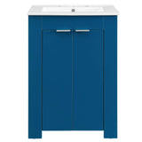 Maybelle 24" Bathroom Vanity Navy White EEI-5378-NAV-WHI