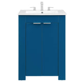 Maybelle 24" Bathroom Vanity Navy White EEI-5378-NAV-WHI