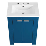 Maybelle 24" Bathroom Vanity Navy White EEI-5378-NAV-WHI