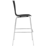 Ernie Wood Bar Stool Black EEI-538-BLK