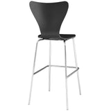 Ernie Wood Bar Stool Black EEI-538-BLK