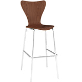 Ernie Wood Bar Stool Walnut EEI-538-WAL