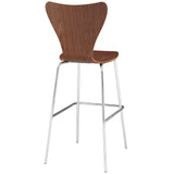 Ernie Wood Bar Stool Walnut EEI-538-WAL