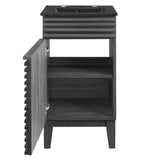 Modway Furniture Render 18" Bathroom Vanity XRXT Charcoal Black EEI-5391-CHA-BLK