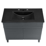 Modway Furniture Render 36" Bathroom Vanity XRXT Gray Black EEI-5396-GRY-BLK