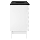 Modway Furniture Render 36" Bathroom Vanity XRXT White Black EEI-5396-WHI-BLK