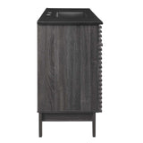 Modway Furniture Render 48" Single Sink Bathroom Vanity XRXT Charcoal Black EEI-5398-CHA-BLK