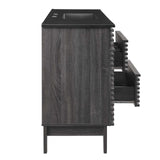 Modway Furniture Render 48" Single Sink Bathroom Vanity XRXT Charcoal Black EEI-5398-CHA-BLK