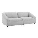 Comprise 2-Piece Loveseat Light Gray EEI-5403-LGR