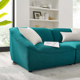 Comprise 2-Piece Loveseat Teal EEI-5403-TEA