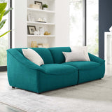 Comprise 2-Piece Loveseat Teal EEI-5403-TEA