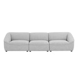 Comprise 3-Piece Sofa Light Gray EEI-5404-LGR